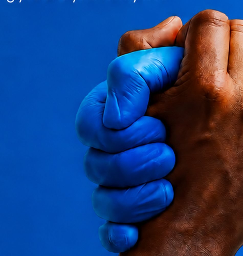 A professional handshake